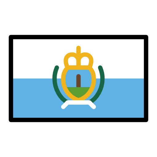 Flag San Marino Element from OpenMoji Emoji Set