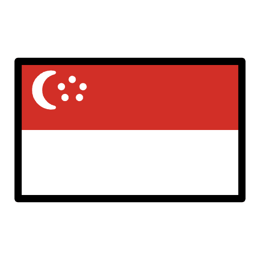 Flag Singapore Emoji from OpenMoji Set