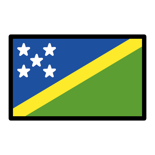 Flag Solomon Islands Emoji from OpenMoji Set