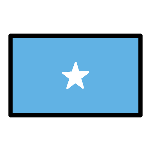 Flag Somalia Element from OpenMoji Emoji Set