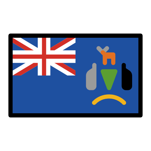 Flag South Georgia & South Sandwich Islands Emoji from OpenMoji Set