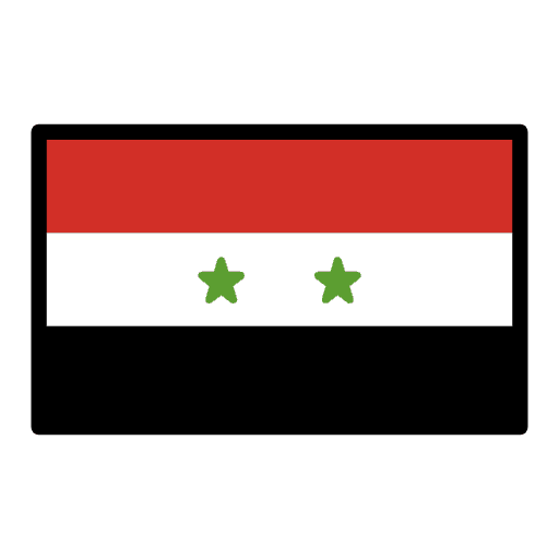 Flag Syria Element from OpenMoji Emoji Set
