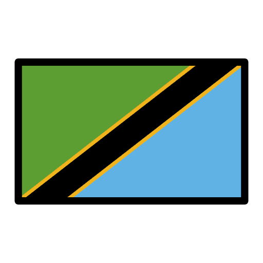 Flag Tanzania Emoji from OpenMoji Set