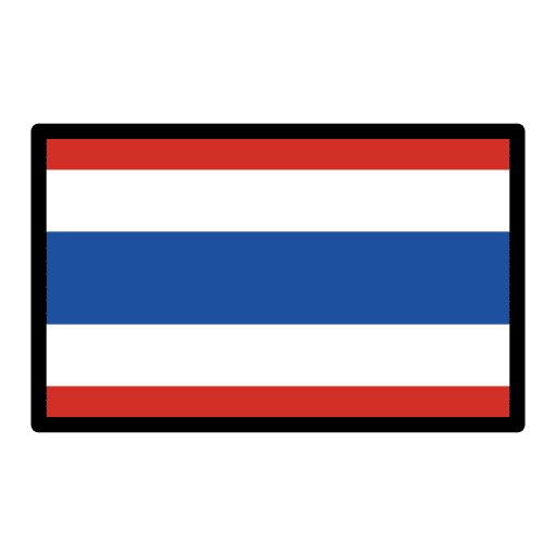 Flag Thailand Emoji from OpenMoji Emoji Set