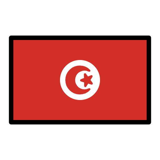 Flag Tunisia Element from OpenMoji Emoji Set