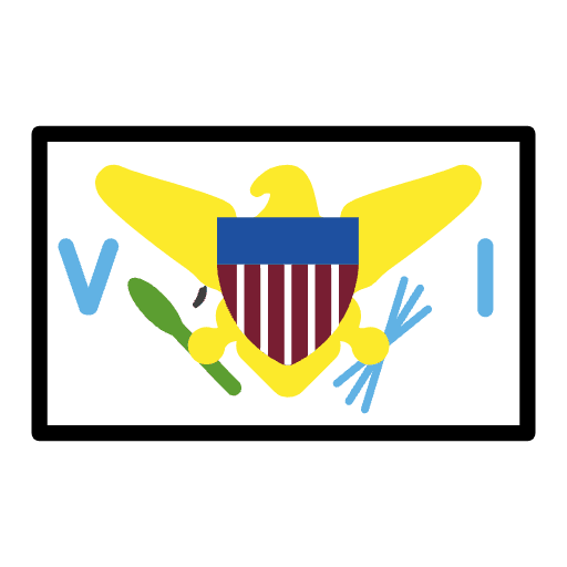Flag U.s. Virgin Islands Emoji from OpenMoji Emoji Set