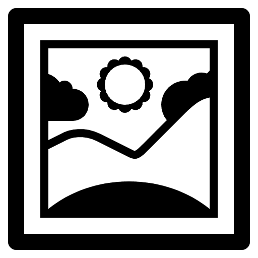 Framed Picture High Contrast Emoji from Fluent Emoji High Contrast Set