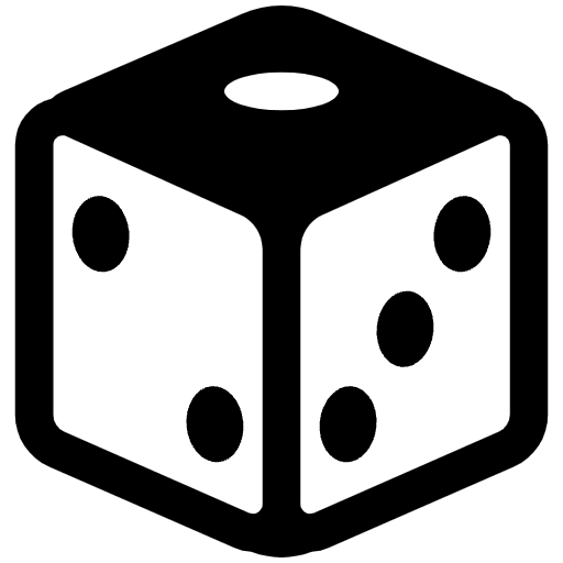 Game Die High Contrast Emoji from Fluent Emoji High Contrast Set