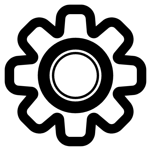 Gear High Contrast Emoji from Fluent Emoji High Contrast Set