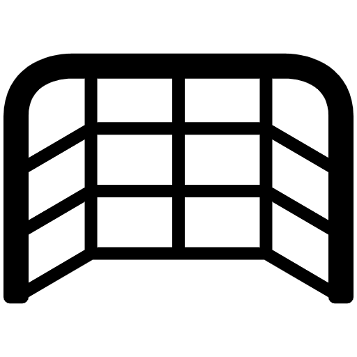 Goal Net High Contrast Emoji from Fluent Emoji High Contrast Set