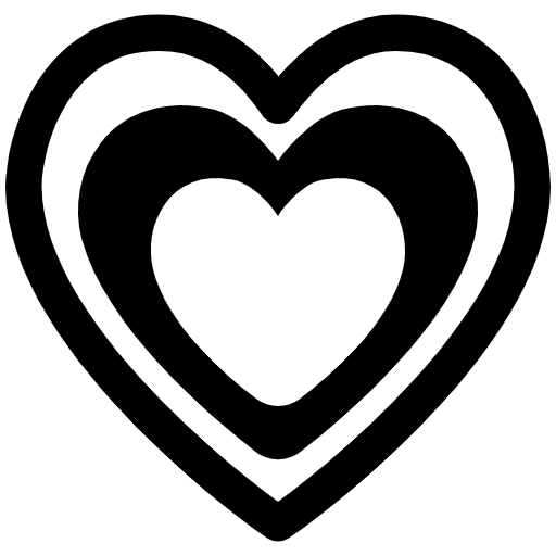 Growing Heart High Contrast Emoji from Fluent Emoji High Contrast Set