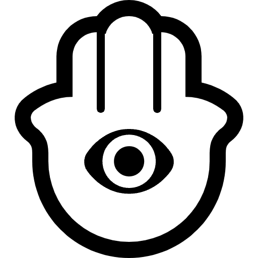 Hamsa High Contrast Element from Fluent Emoji High Contrast Set