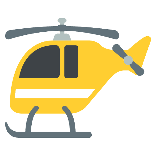 Helicopter Element from EmojiTwo Colors Set