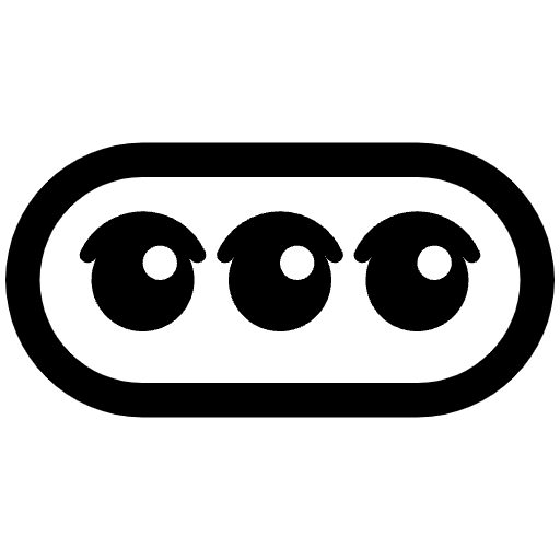 Horizontal Traffic Light High Contrast Emoji from Fluent Emoji High Contrast Set