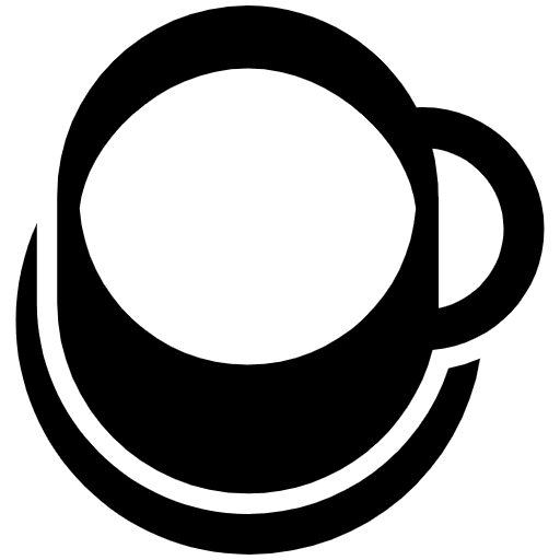 Hot Beverage High Contrast Emoji from Fluent Emoji High Contrast Set