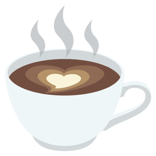 Hot Beverage Emoji from EmojiTwo Colors Set