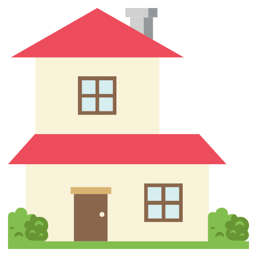 House Emoji from EmojiTwo Colors Set