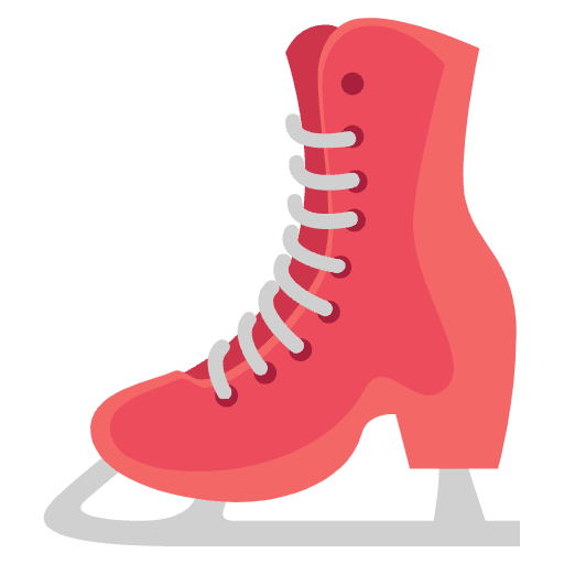 Ice Skate Emoji from EmojiTwo Colors Set