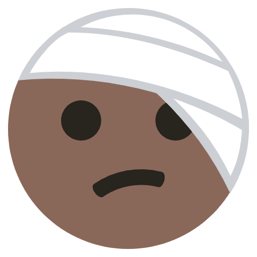 Injuredfaceemoji Emoji from EmojiTwo Colors Set