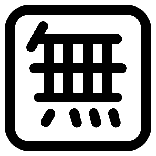 Japanese Free Of Charge Button High Contrast Element from Fluent Emoji High Contrast Set