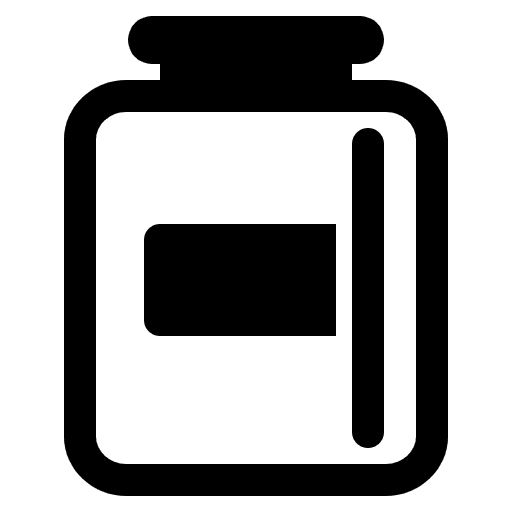 Jar High Contrast Emoji from Fluent Emoji High Contrast Set