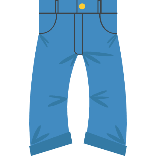 Jeans Emoji from EmojiTwo Colors Set