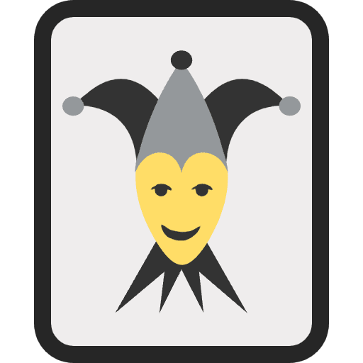 Joker Emoji from EmojiTwo Colors Set