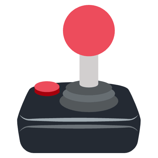 Joystick Emoji from EmojiTwo Colors Set