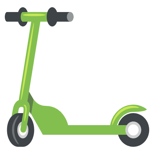 Kick Scooter Element from EmojiTwo Colors Set