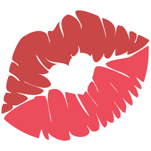 Kiss Mark Element from EmojiTwo Colors Set