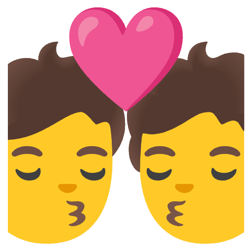 Kiss Element from Noto Emojis Set