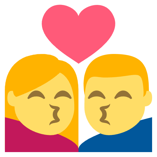 Kiss Element from EmojiTwo Colors Set