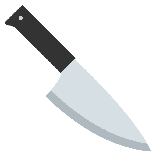 Kitchen Knife Emoji from EmojiTwo Colors Set