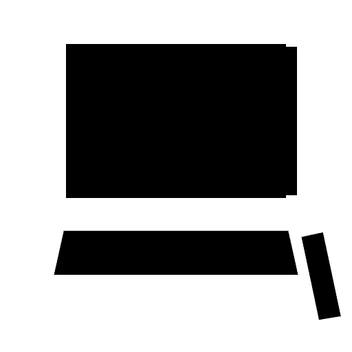 Laptop High Contrast Element from Fluent Emoji High Contrast Set