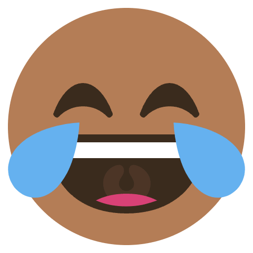 Laughing Tears Emoji Emoji from EmojiTwo Colors Set