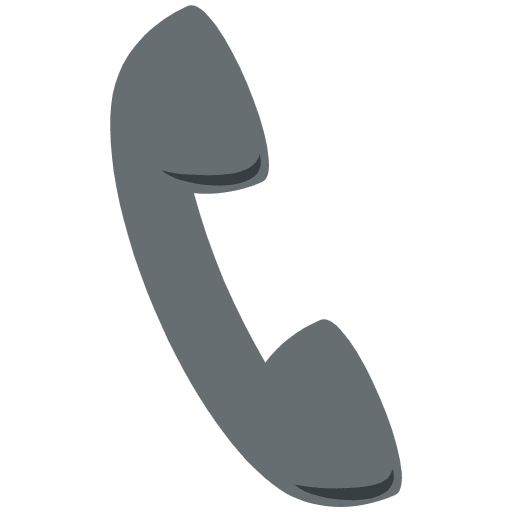 Left Phone Receiver Emoji from EmojiTwo Colors Set