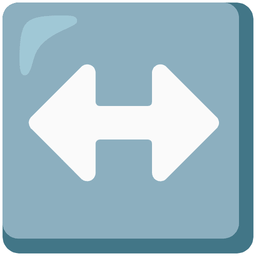 Left Right Arrow Emoji from Noto Emojis Set