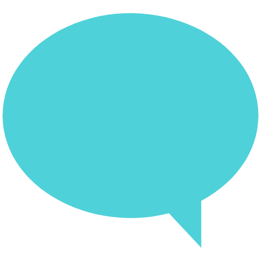 Left Speech Bubble Emoji from EmojiTwo Colors Set