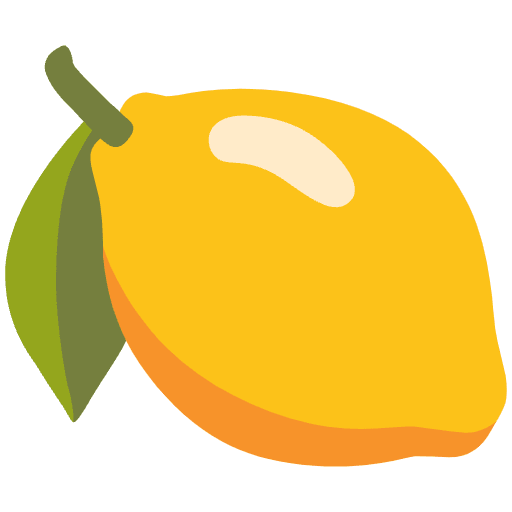 Lemon Element from Noto Emojis Set