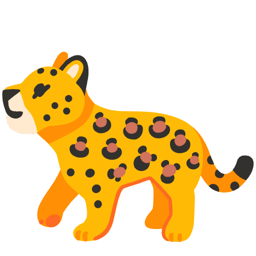 Leopard Emoji from Noto Emojis Set