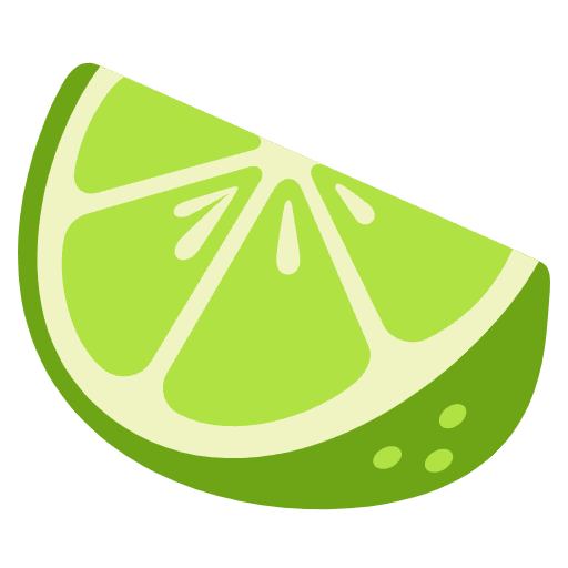 Lime Element from Noto Emojis Set