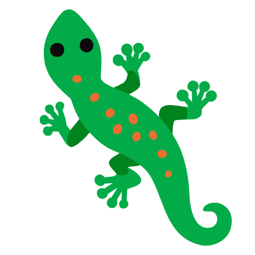 Lizard Emoji from Noto Emoji Set