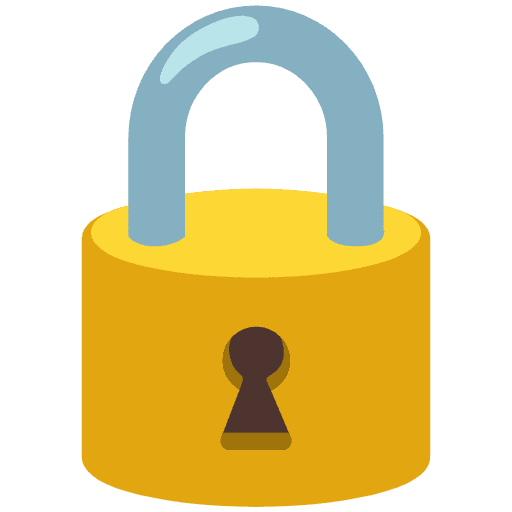 Locked Emoji from Noto Emoji Set
