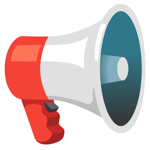 Loudspeaker Emoji from Noto Emojis Set