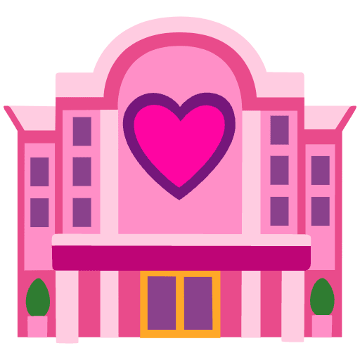 Love Hotel Emoji from Noto Emoji Set
