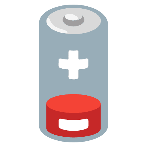 Low Battery Element from Noto Emojis Set