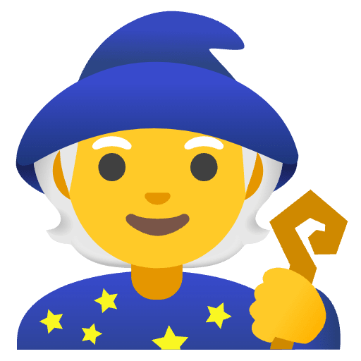 Mage Emoji from Noto Emoji Set