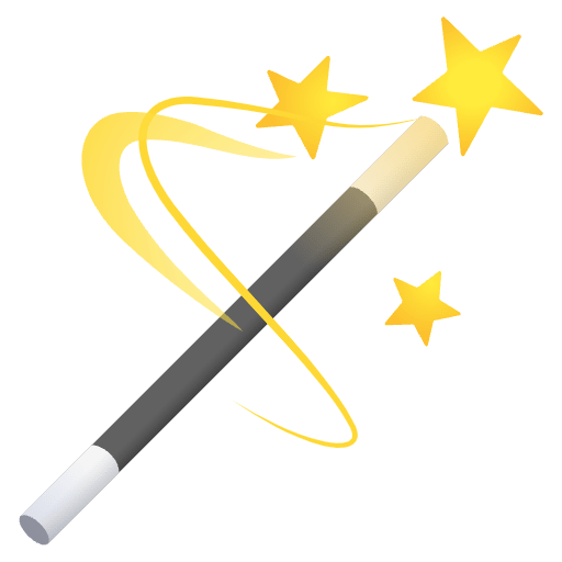 Magic Wand Element from Noto Emojis Set