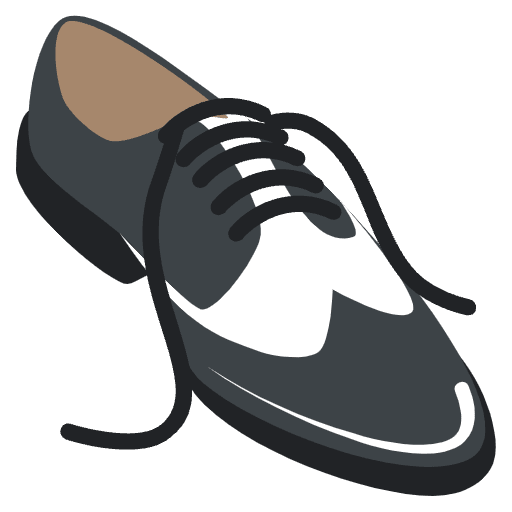 Man’s Shoe Emoji from EmojiTwo Colors Set