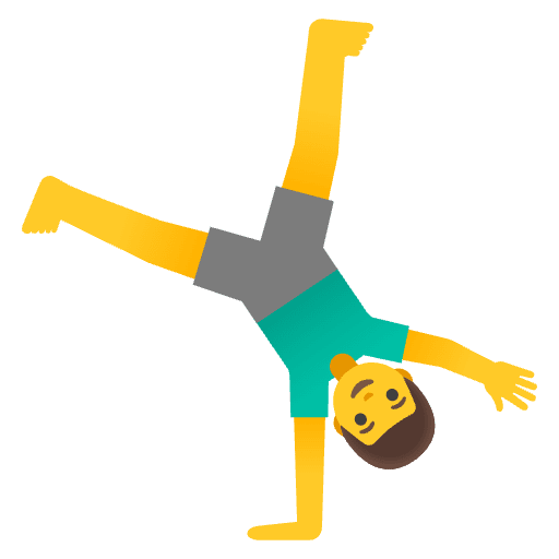 Man Cartwheeling Emoji from Noto Emojis Set